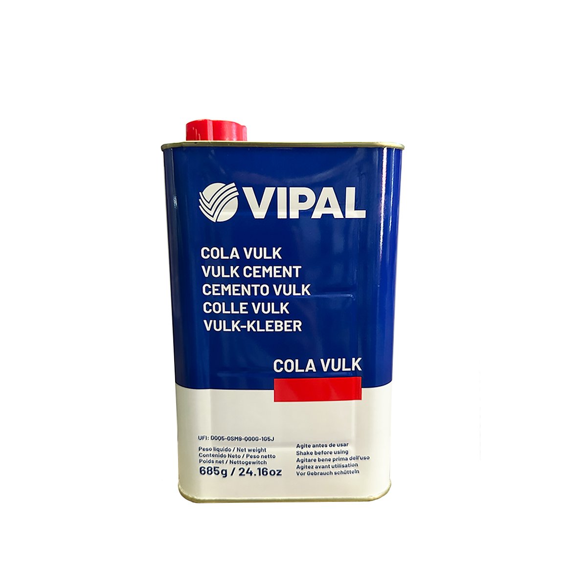 Cola Vulk Vipal 900ml para Vulcanização a Quente
