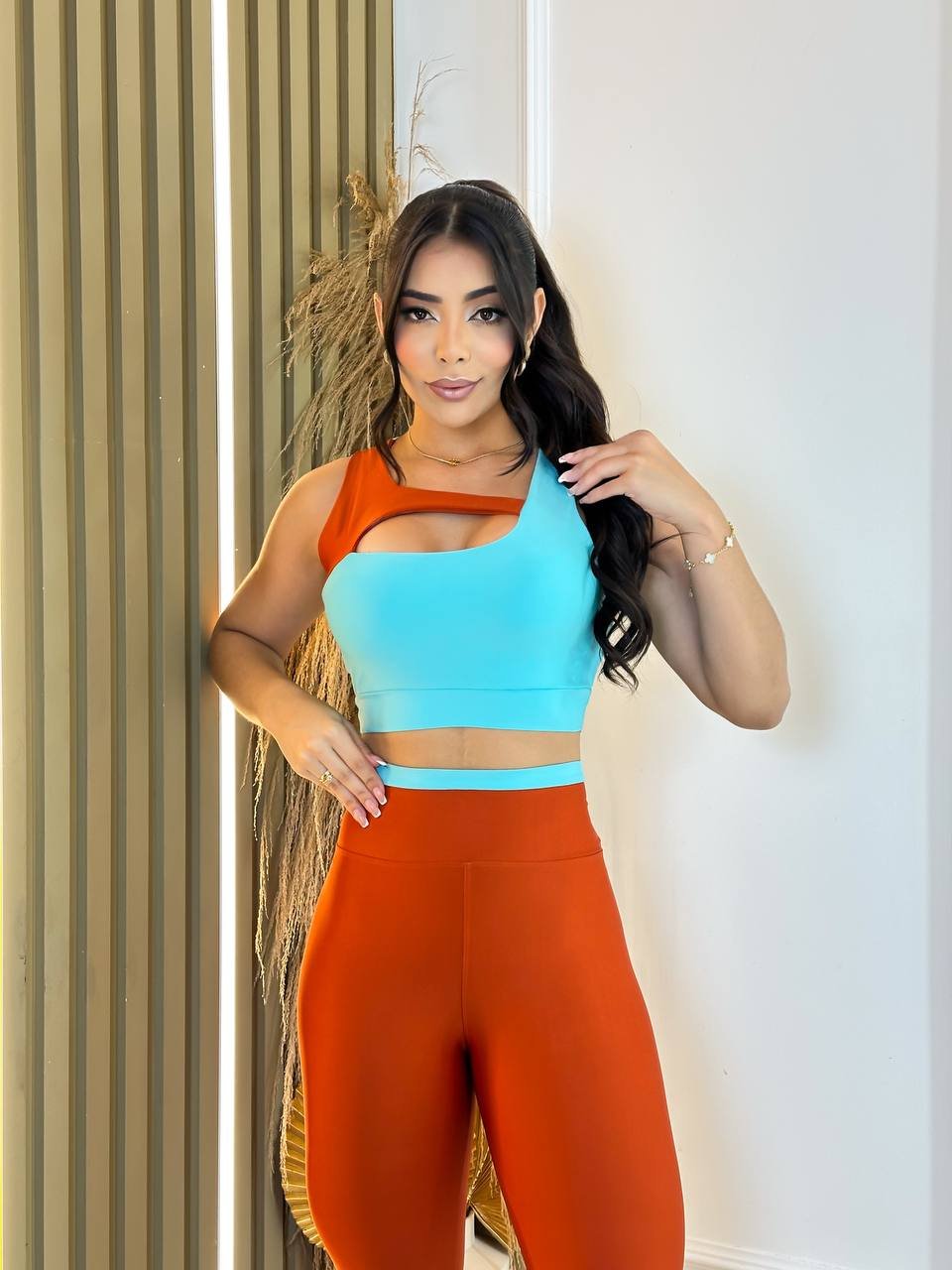 Top Bicolor AP Feminino | DYBELLY