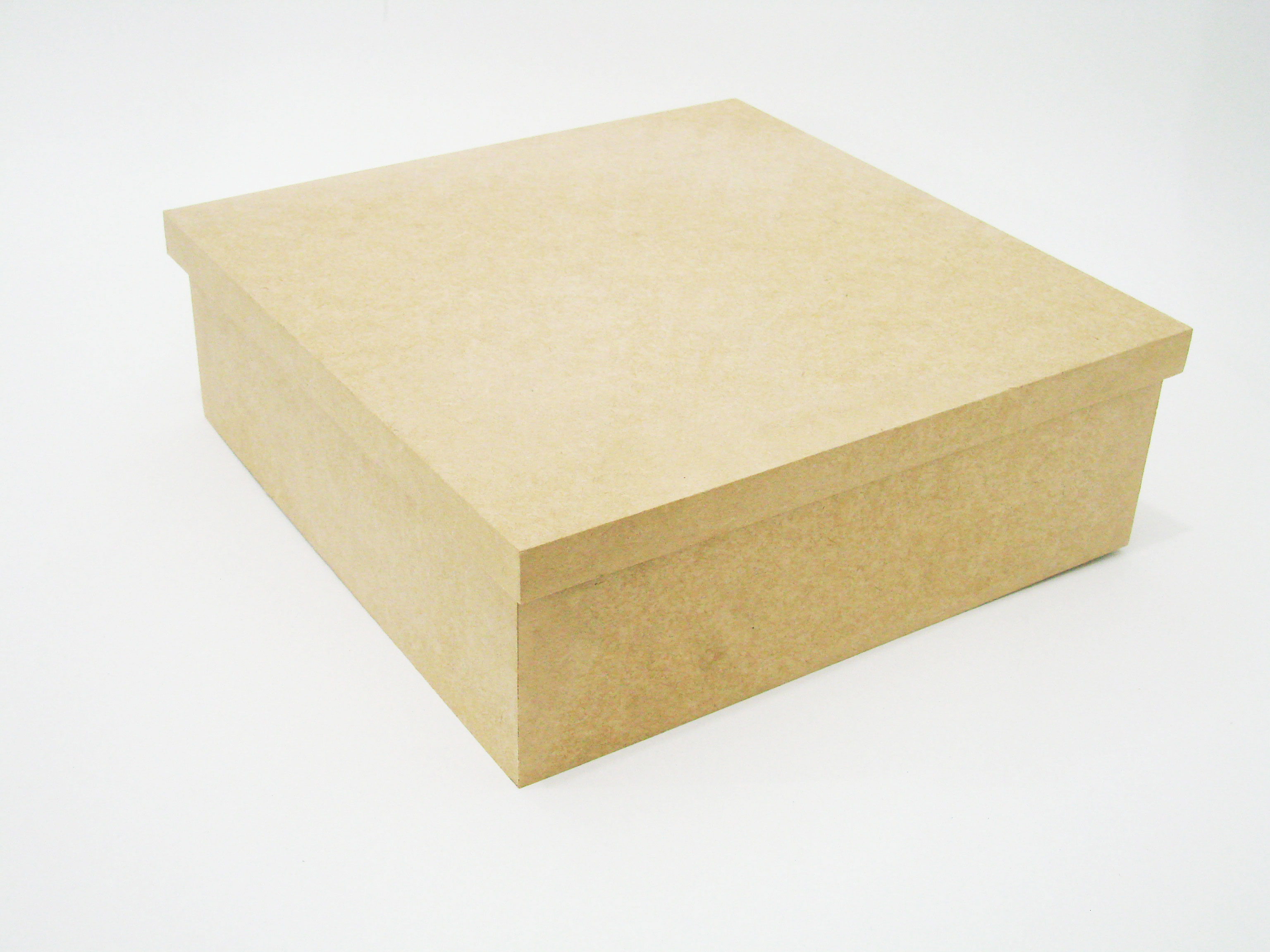 CAIXA COM TAMPA EM MDF 159 1UN 15X15X5CM CRU | Lojas Linna