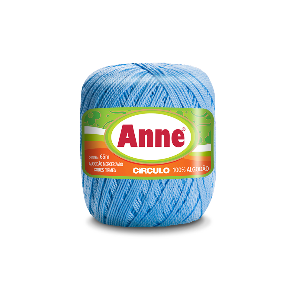 LINHA ANNE PARA CROCHÊ 100%ALGODÃO 238619 65MT MESCLA AMARELO 9368