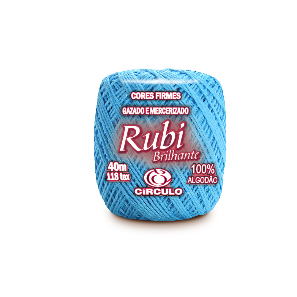 LINHA RUBI 100%ALGODÃO 58998 40M AZUL CLARO 2207