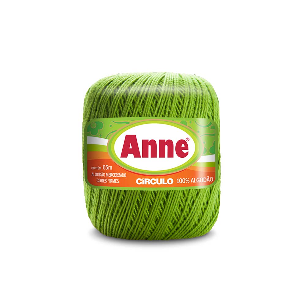 LINHA ANNE PARA CROCHÊ 100%ALGODÃO 238619 65MT MESCLA LARANJA 9059