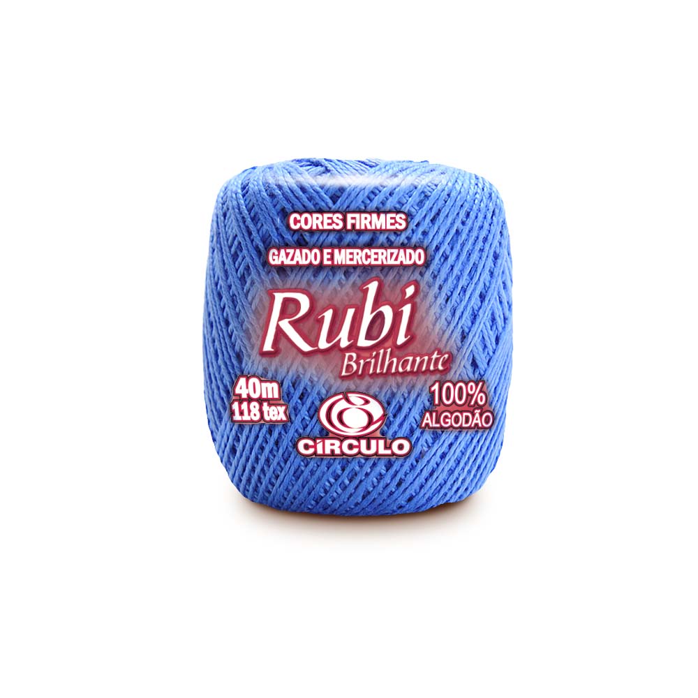 LINHA RUBI 100%ALGODÃO 163163 40M AZUL CLARO 2403