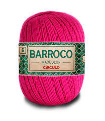 BARBANTE BARROCO MAXCOLOR 100%ALGODÃO 200G 226M PINK 6133