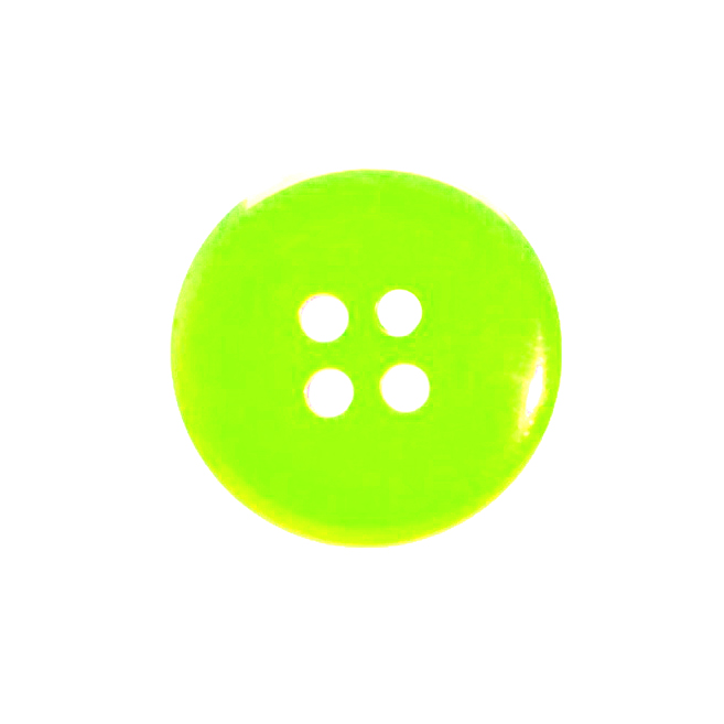 BOTÃO REDONDO PLÁSTICO COM 4 FUROS 12UN 11MM BRANCO | Lojas Linna