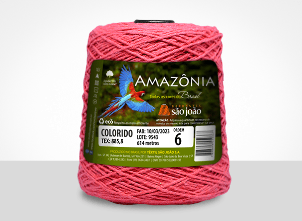 BARBANTE 85%ALGODÃO 93156 614M 600G 4/6 CENOURA 39 | BARBANTE SAO