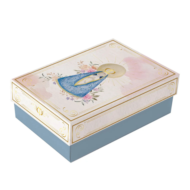 CAIXA RETANGULAR PETIT NOSSA SENHORA - 16X10X5,5CM - 1UN