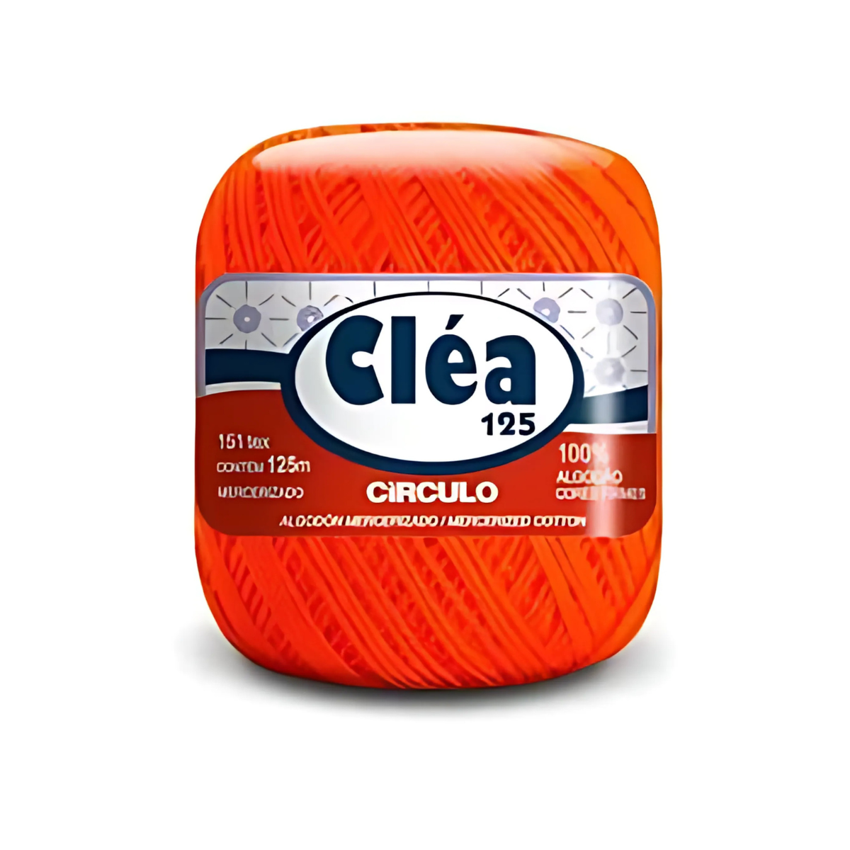 LINHA PARA CROCHÊ CLÉA 100%ALGODÃO 19/611 1000MT AZUL ROYAL 2829