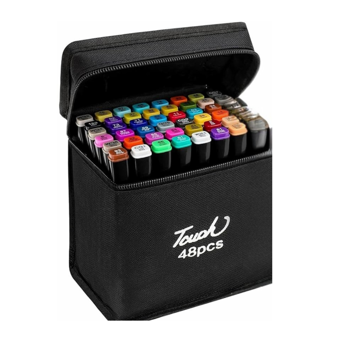 KIT DE CANETAS TOUCH PONTA DUPLA BOBBIE GOODS - 48 CORES