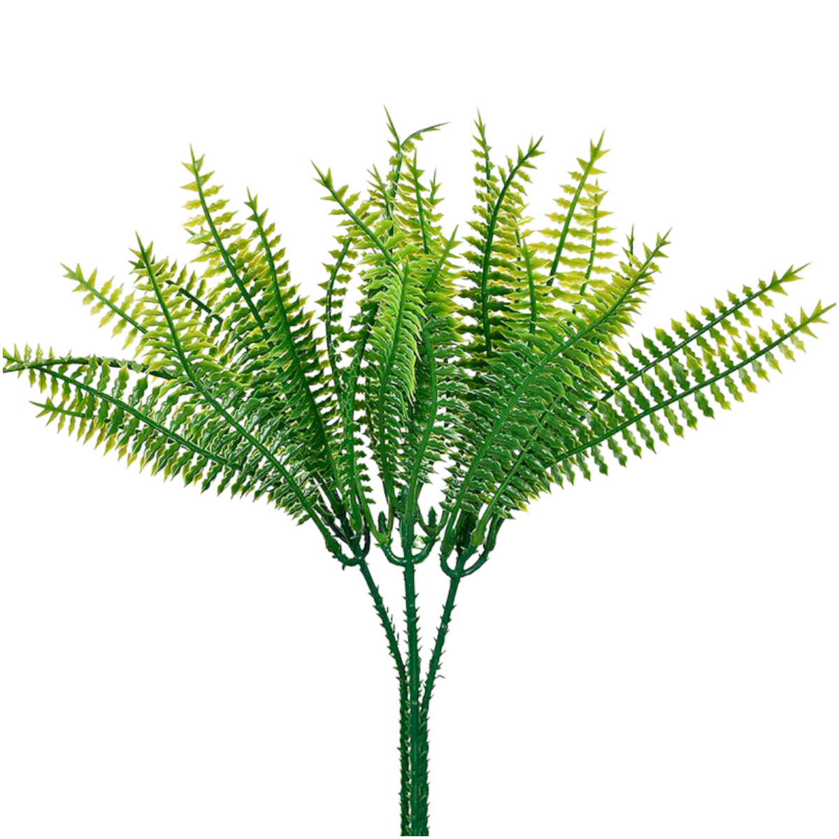 PICK FOLHA SAMAMBAIA PLÁSTICO CCOM 3 BOTÕES - 21X14CM - VERDE