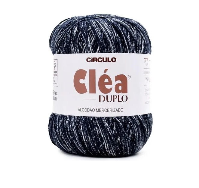 LINHA PARA CROCHÊ CLÉA 100%ALGODÃO 70769/125 125MT MESCLA ROXO