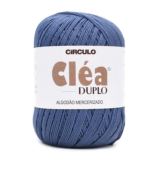 LINHA PARA CROCHÊ CLÉA DUPLO - VERDE MUSGO - 508M - 1UN | LINHA