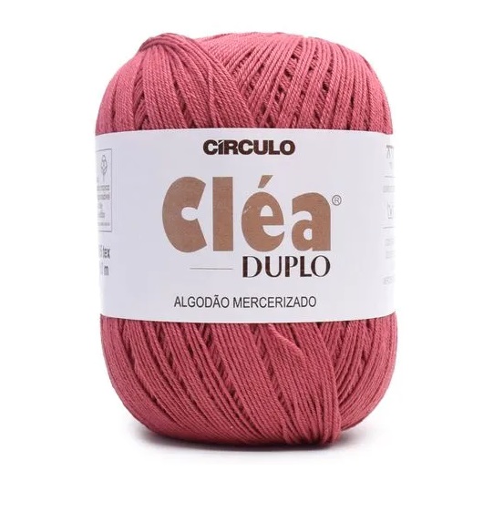 くるみ② LINHA PARA CROCHÊ CLÉA DUPLO - AZEVINHO - 508M - 1UN
