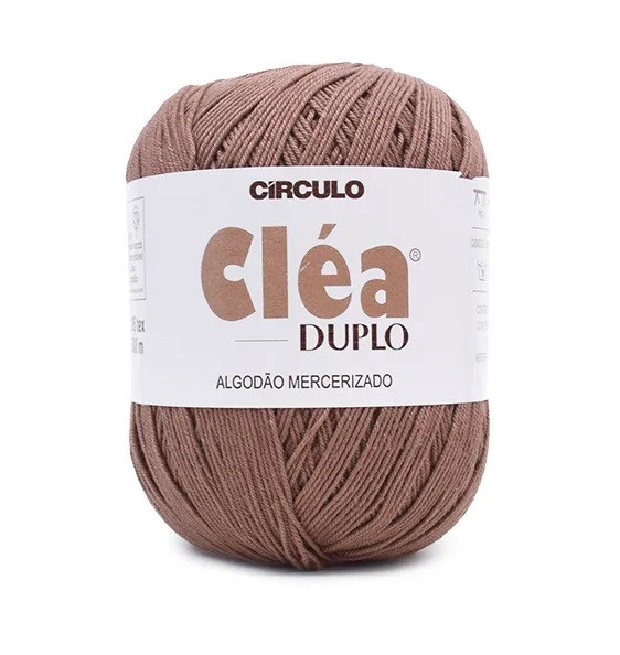 LINHA PARA CROCHÊ CLÉA DUPLO - VERDE MUSGO - 508M - 1UN | LINHA