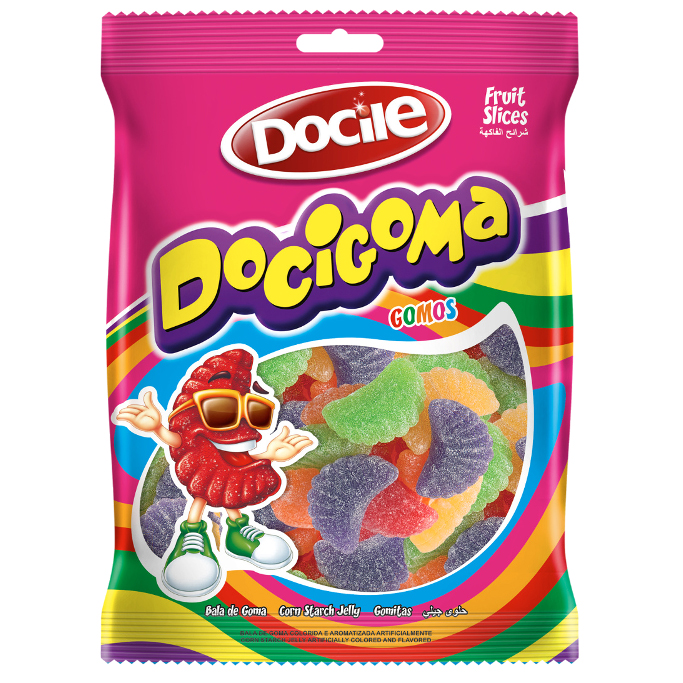 BALA GOMA CORAÇÃO SABOR SORTIDOS 190G (REF: 8142) | GOMAS DOCILE ...