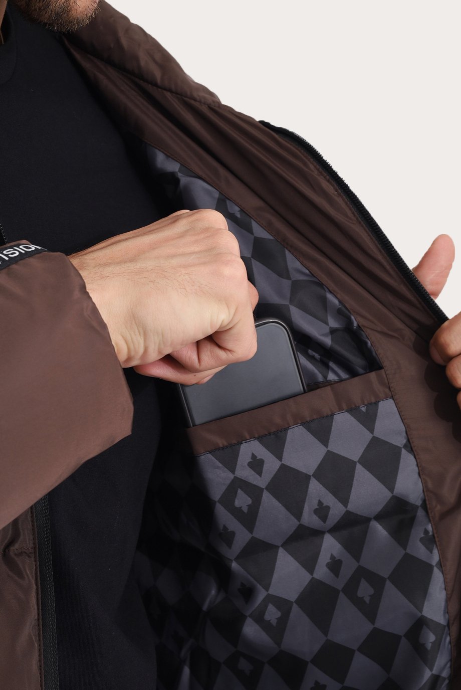 madder madder スキップコート ブラウン Jaqueta Forrada More Core Mcd | Dropside