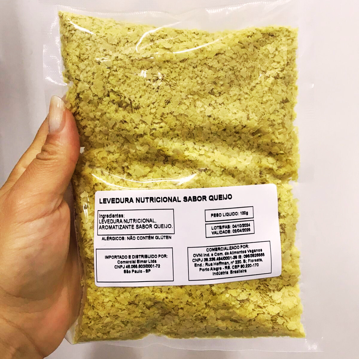 LEVEDURA NUTRICIONAL SABOR QUEIJO - 100g | O.V.N.I.