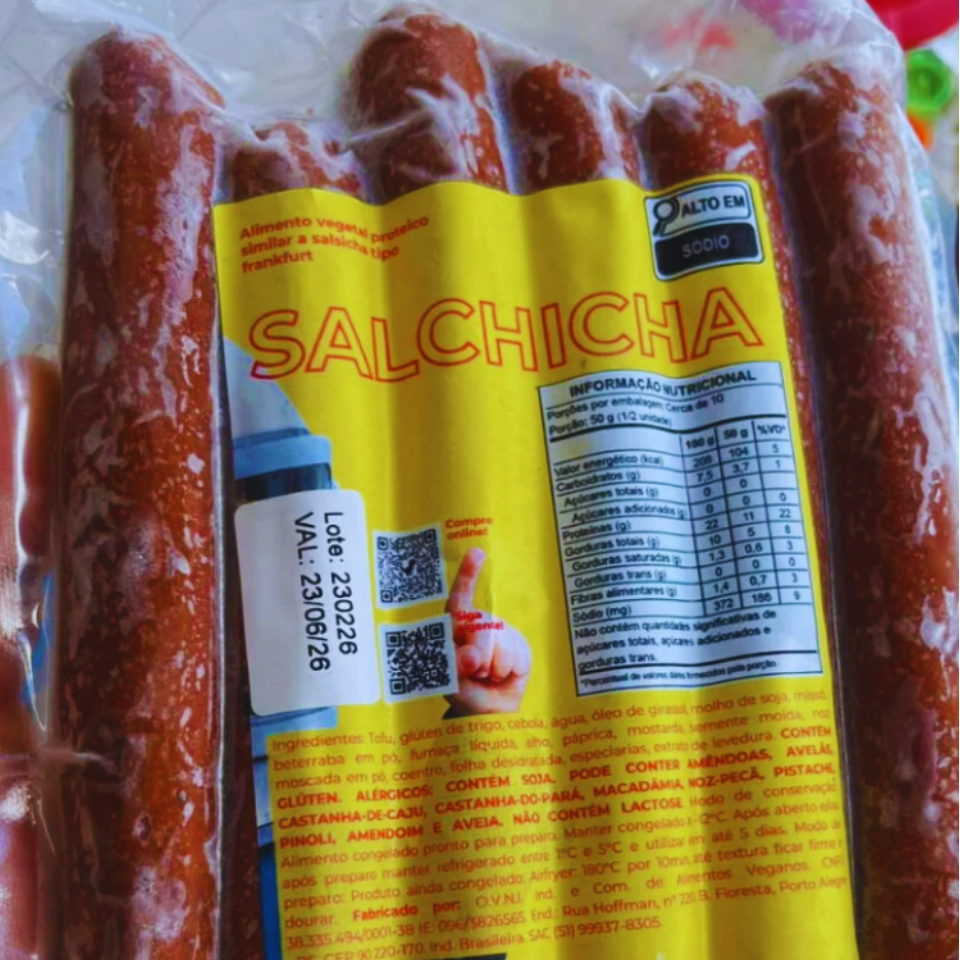 Salsicha Vegana Estilo Frankfurt (Tofu) | O.V.N.I.