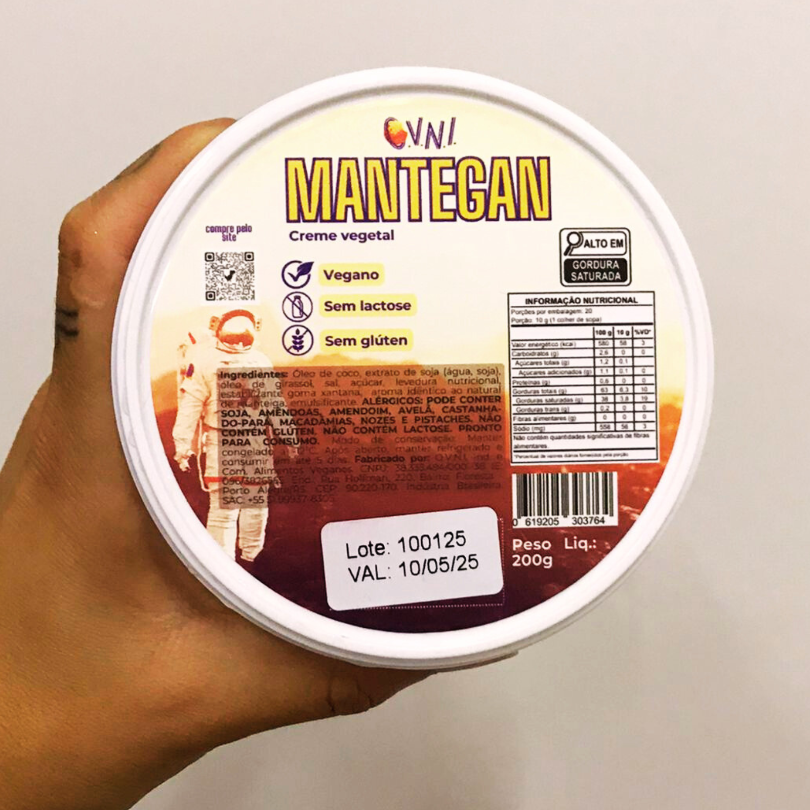 Queijo Vegano Cremoso Cheddar Chedda Cheezy 500g - OVNI