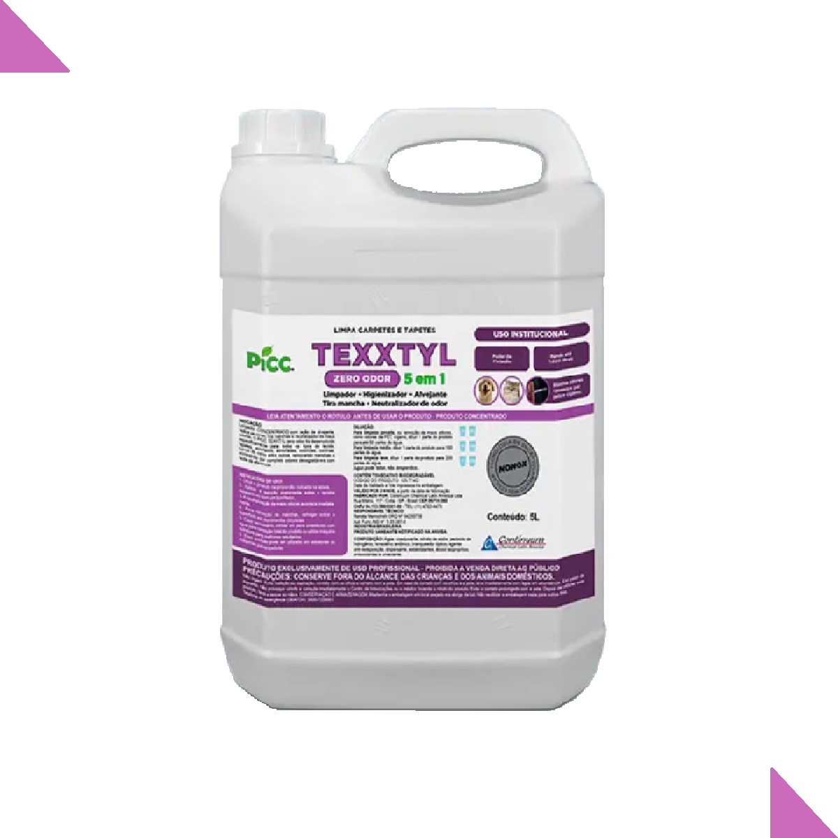 Picc Texxtyl Zero Odor, netralizador de xixi de cães e gatos